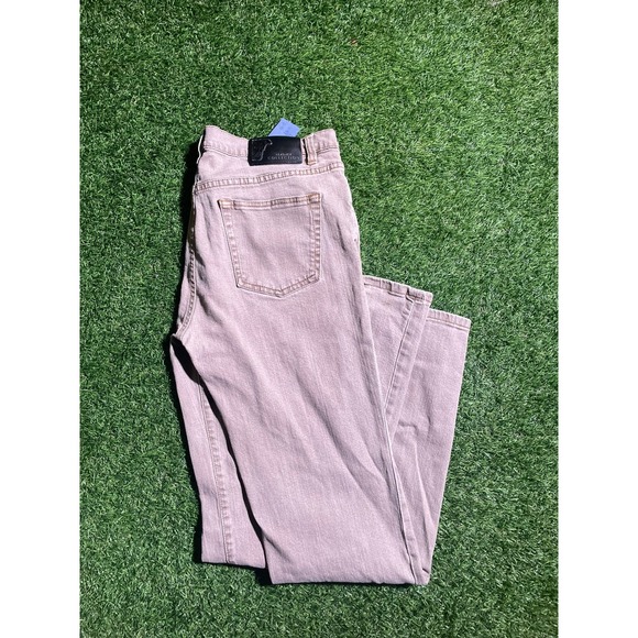 Versace Collection Jeans Straight Leg Classic Fit Taupe Pants Size 34 - Picture 1 of 14